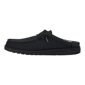 WALLY SLIP CANVAS BLACK/BLACK