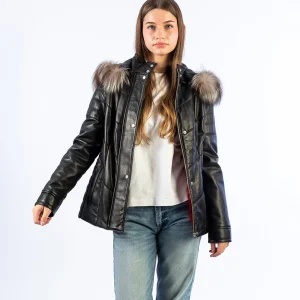 Chaqueta acolchada detalle zorro