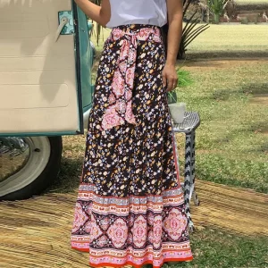 El fluido de Bohemia falda larga